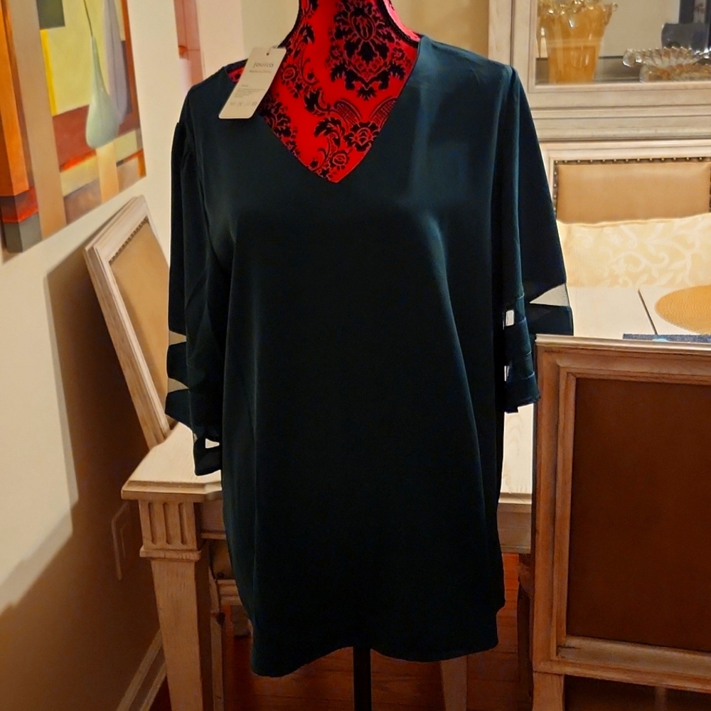 Jouica Green Blouse NWT Size 2XL